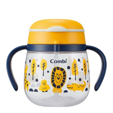 日本Combi Laku樂可杯_吸管杯 (快樂森林)