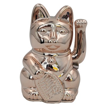 Mini Lucky Cats 迷你幸運繽紛自動招手招財貓  7 x 5 x 10cm  淡粉色