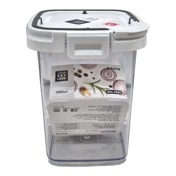 SKYLOCK 密扣天窗保鮮盒 1號 1個 1L 11.5 x 11.5 x 15cm  1L  11.5 x 11.5 x 15cm