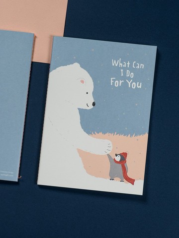 懷特熊系列療癒筆記本-我可以為你做什麼