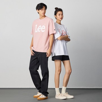 Lee 男女同款 大LOGO短袖圓領TEE 三色