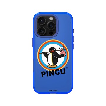 iPhone 16 Pro Clear 激光藍 - Pingu 企鵝家族 - 要跟我一起走嗎？