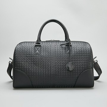 【巴黎精品】現貨+預購 真皮編織旅行包真皮手提包真皮革手拿包側背包大容量-耐磨大容量男女包包a1ke46