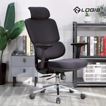LOGIS邏爵家具－靜霧之逸舒眠工學椅 電腦椅 辦公椅【665A-G】【665A-B】