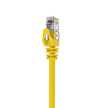 POLYWELL 寶利威爾 CAT6 高速網路線 RJ45 福祿克認證 PW15-W58-D200  黃色  1條  20m