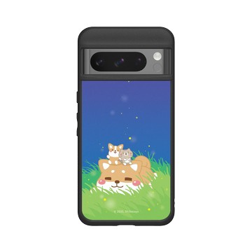 Pixel 8 Pro SolidSuit 黑 - 柴語錄 Shiba Says - 頹在草地上的廢柴