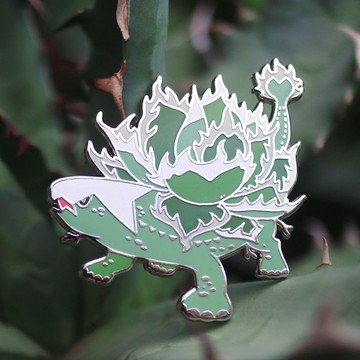 珍奇植生物 - 龍舌蘭神獸徽章 - 多肉-觀葉植物