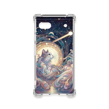Pixel 7 / 7 Pro / 7a 殼 TRON GOOGLE Pixel 7A 夏夜流星與貓 四角防摔殼 手機殼