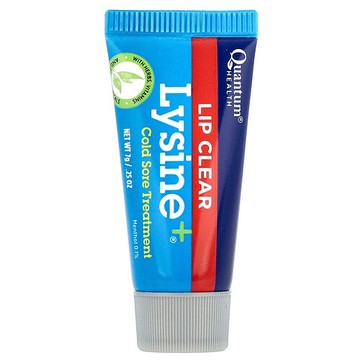 Quantum Health, Lip Clear® Lysine+®，唇瘡疹緩解，0.25 盎司（7 克）
