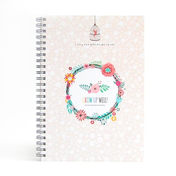 Jmilk 花朵小花園 新生兒哺乳日記  1個  混色