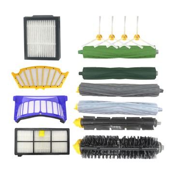 iRobot 替換零件套件 主刷 三角邊刷 濾網 塵袋 適用600 700 800 900系列 E5 E6 I3 I7 J3 J7 掃地機耗材【直送日本】