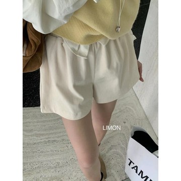 WP| 女裝 燈芯絨鬆緊腰短褲  燈芯絨短褲 A字褲  闊腿褲
