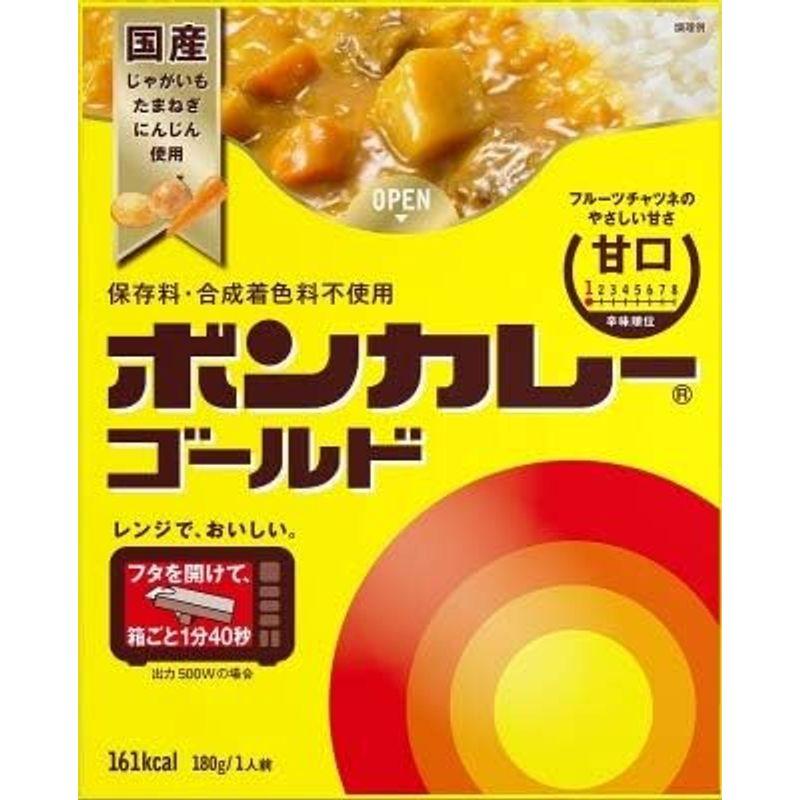 大塚食品 ボンカレーゴールド 甘口 180ｇ×10食