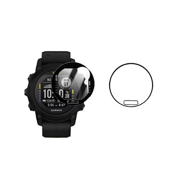 【3D曲面複合】適用 Garmin Descent G1 熱彎膜 PMMA+PC 防刮 耐刮 全螢幕 保護膜 保護貼
