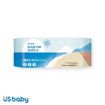 【US BABY 優生】乾濕兩用巾-清爽型 80抽x12包/箱