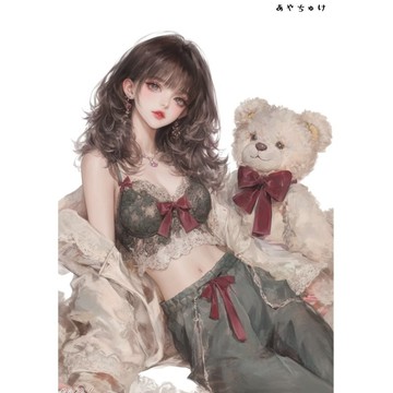 【3 月新款 2】07-095-0037 人物貼紙 動物與甜美蕾絲