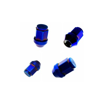 SOMOTO台灣製造 鈦合金汽車輪框螺帽 | M12XP1.5X30MM | 鍍燒色 | 單顆販售