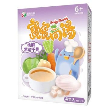 飯友 寶寶高湯 清鮮紫菜干貝  600g  1個