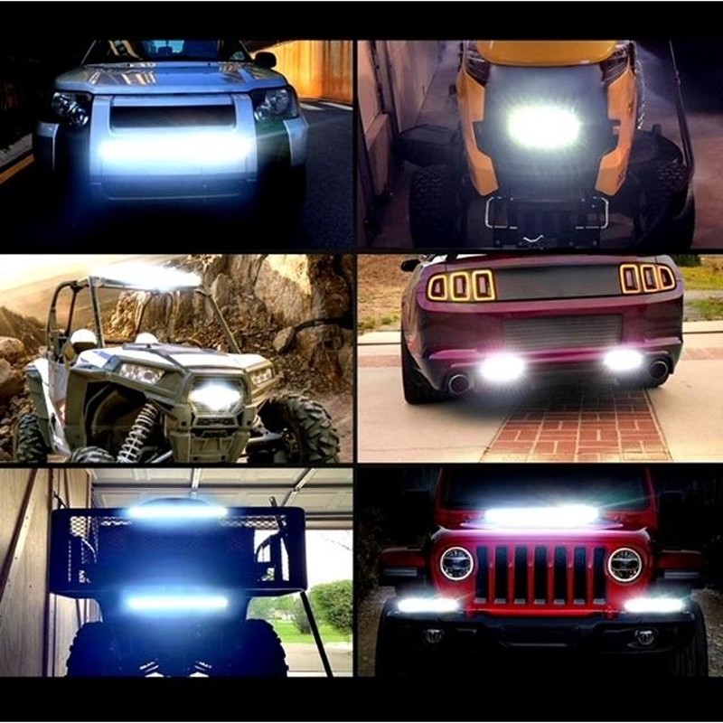 LED ライトバー 作業灯 ワークライト ジムニー fjクルーザー ハイラックス - 自動車 - ライト