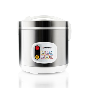 YAMASAKI 不銹鋼微電腦多功能電子鍋 SK-1104SR(可拆式內蓋)