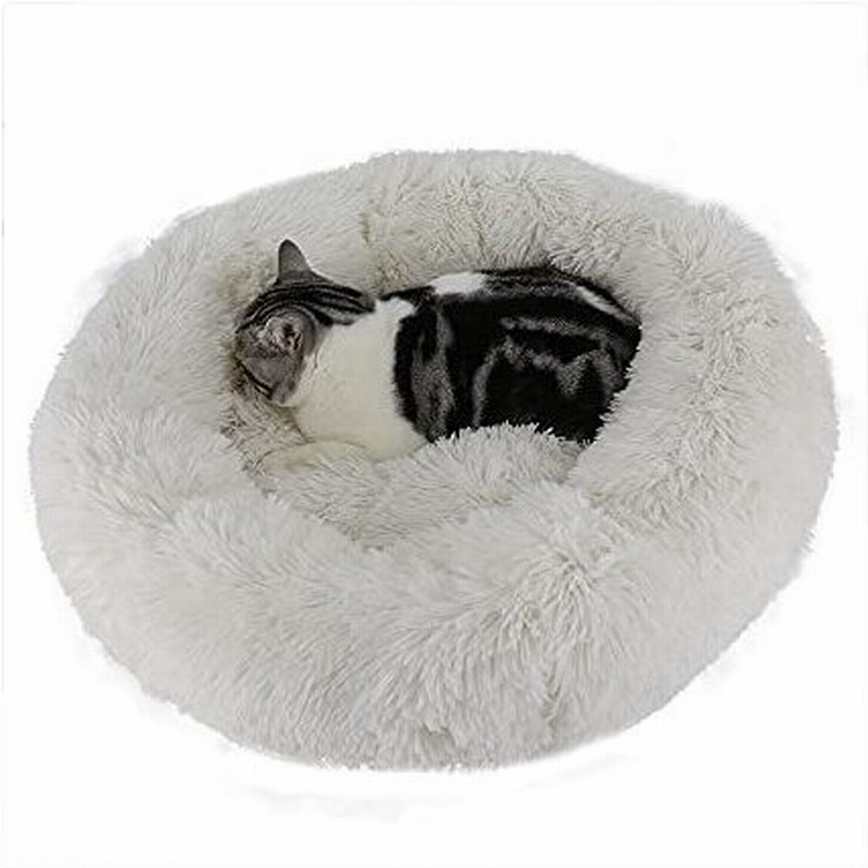 Lissomplume ペットベッド 猫べッド 犬クッション 猫ソファ 丸型 ふわふわ 犬用 猫用 サイズ選択可 カラー選択可 70 26cm 白 通販 Lineポイント最大get Lineショッピング