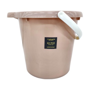 GINII 基尼 質感加厚手提水桶 3L 339g L22xW21.1xH18.4cm  香頌粉色  1個