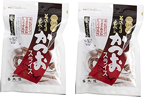 丸俊 そのまま食べるかつおスライス 60g 2袋