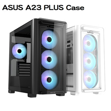 【享最高折300】ASUS 華碩 A23 PLUS micro-ATX 機殼 白色/黑色