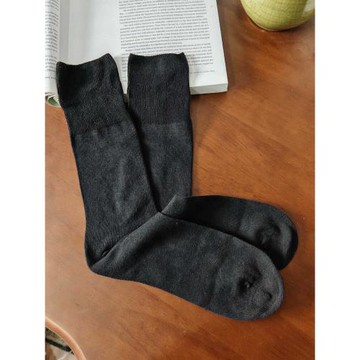 春秋厚老人中老年人爸爸襪子男士中筒棉襪寬口男襪松口襪老年