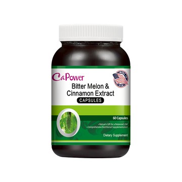 【美國Capower加柏爾】 苦瓜肉桂精華膠囊（60粒/瓶）