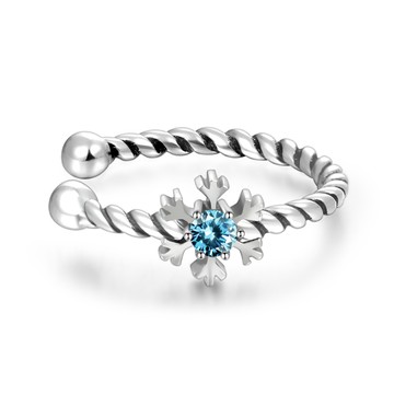 聖誕獨家禮物．耳骨夾．無耳洞耳環．925純銀．雪花/皇冠/愛心