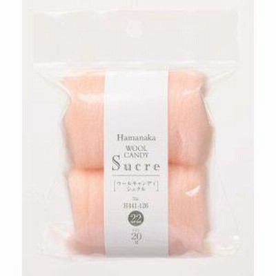 【メール便選択可】ハマナカ フェルト羊毛 ウールキャンディ シュクル ソリッド 22 H441-126-22