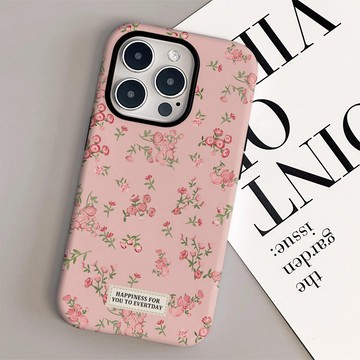 粉碎花適用蘋果17Air/16e/15promax手機殼菲林二閤一iphone14/13/12/11硬殼
