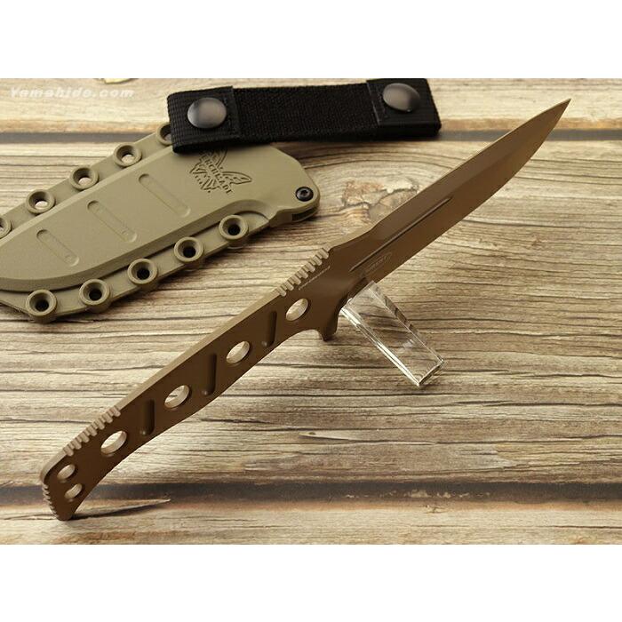 ●●ベンチメイド 375FE-1 フィクスド アダマス アース シースナイフ ,BENCHMADE Fixed Adamas Flat earth coating 日本正規品