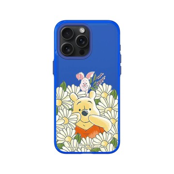 iPhone 15 Pro Max Clear 激光藍 - 迪士尼-小熊維尼 Disney Winnie The Pooh - 小豬和維尼