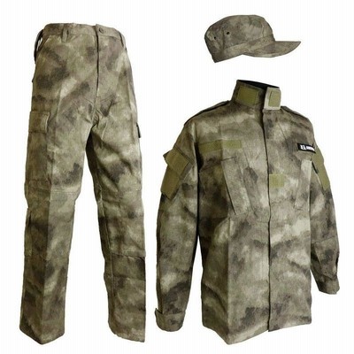 SHENKEL 迷彩服上下 パトロールキャップセット XS A-TACS AU bdu-au01-XS
