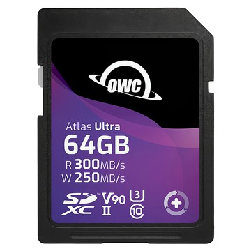 OWC Atlas Ultra SD 記憶卡 SDXC UHS-II V90 OWCSDV90U0064  64GB  1個