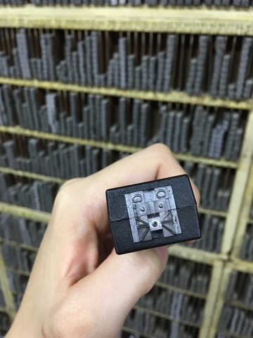 日星過新年 鼠來飽 鉛字小印章組