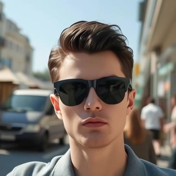 升級版AI翻譯無線藍牙太陽鏡藍牙眼鏡耳機翻譯墨鏡耳機快速充電