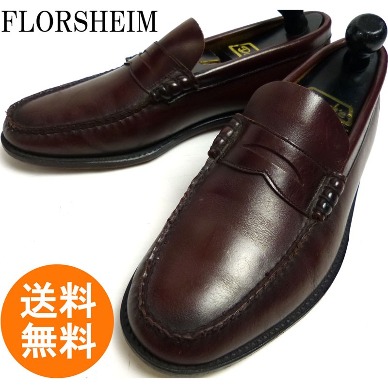 USA製 フローシャイム FLORSHEIM コイン(ペニー)ローファー US9D(26.5 ...