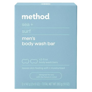 method 美則 男仕潔膚皂 海洋衝浪 2個  1盒  283g