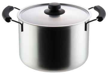 日本製 柳宗理 Sori Yanagi IH對應 深型 22cm 不鏽鋼雙耳鍋/霧面附蓋 日本代購