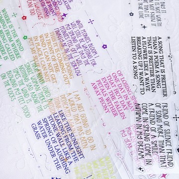 Typography No.3 PET 膠帶