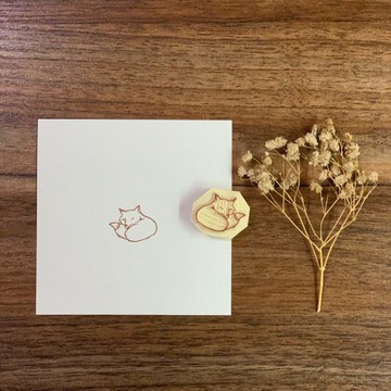 手刻橡皮章/狐狸