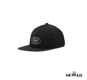 H.W.Dog&Co. Ball Cap五片式稜角刺繡貼布帽款(兩色)