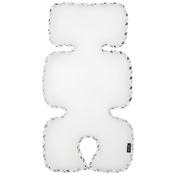 to tots 嬰兒推車涼感坐墊 標準型  3D網狀布料  厚度15mm  小魚 時尚灰  1個