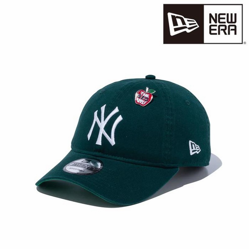 日本正規品 ニューエラ NEW ERA 9TWENTY MLB Pins ニューヨーク・ヤンキース ピンズ ダークグリーン 56.8 - 60.6cm  クロスストラップ キャップ 帽子 | LINEブランドカタログ