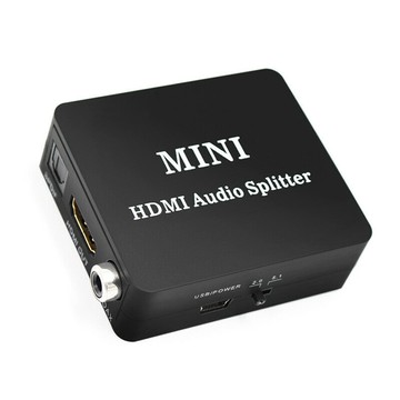 音頻解碼器 DAC 數位轉模擬解碼器 HDMI轉HDMI解碼器帶音頻光纖同軸HDMI解碼器音頻光纖同軸分離器