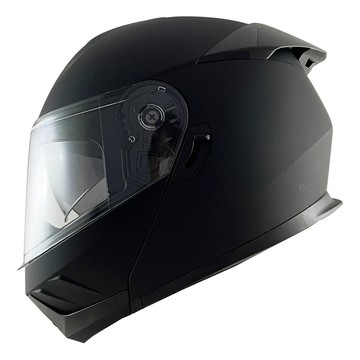 Nikko N903 / N-903 安全帽 素色 消光黑 全罩 內藏式墨鏡 耳機槽 眼鏡溝槽 可樂帽