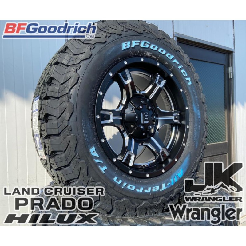 イチオシ LEXXEL OutLaw offroad style サーフ プラド FJ ハイラックス 17インチ BF グッドリッチ オールテレン  KO2 265/65R17